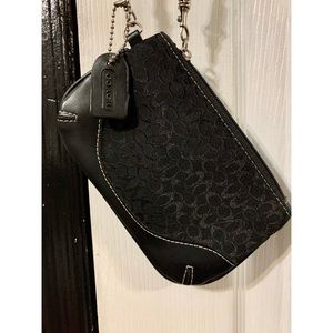 Coach Wristlet In Colorblock Signature Canvas